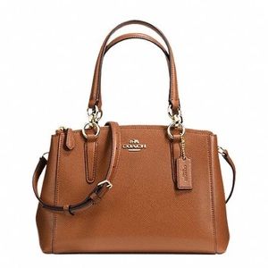 Coach: Mini Christie Carryall/Cross Grain Leather